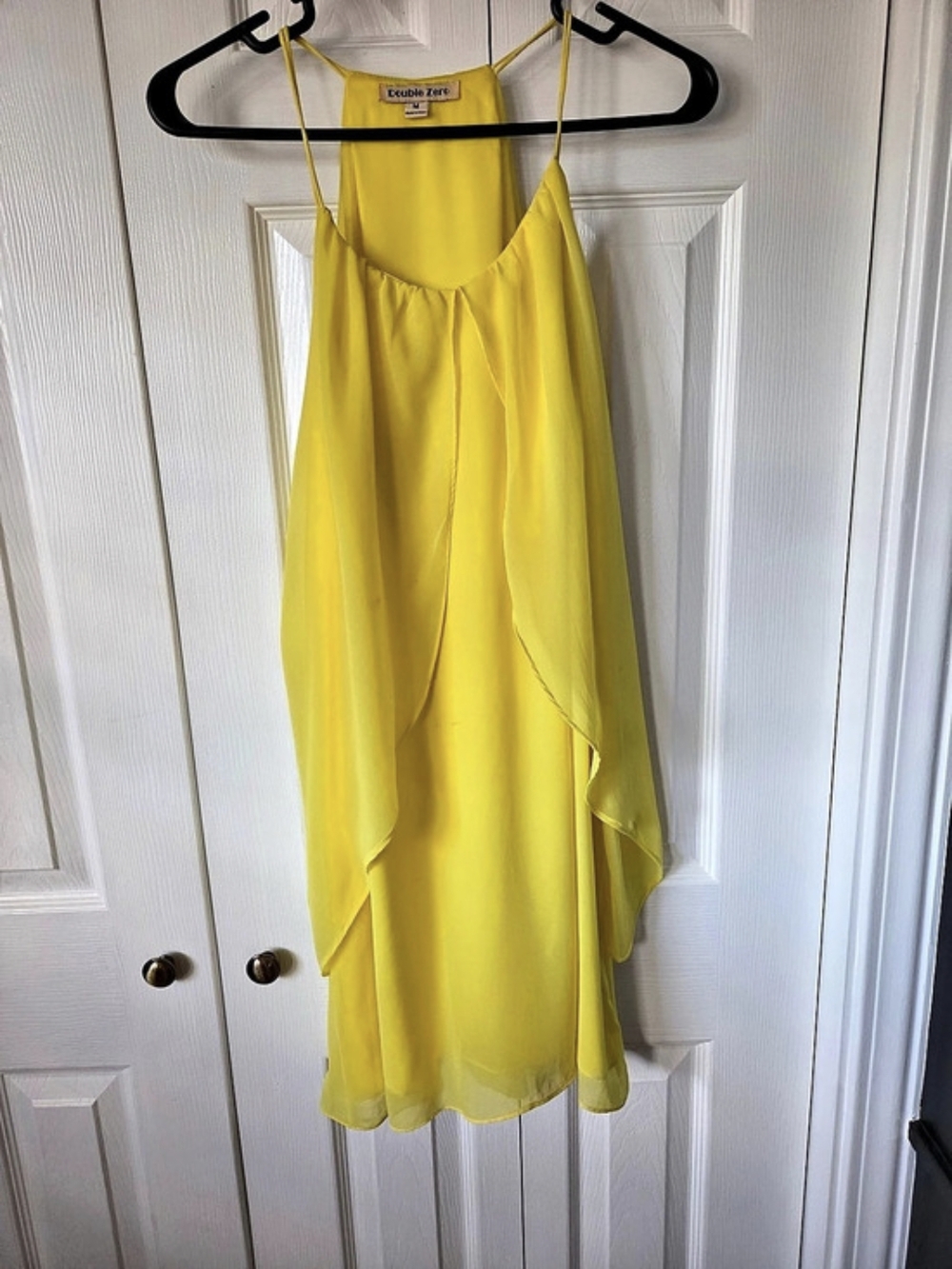 Double Zero Yellow Mini Dress Size Medium Like New